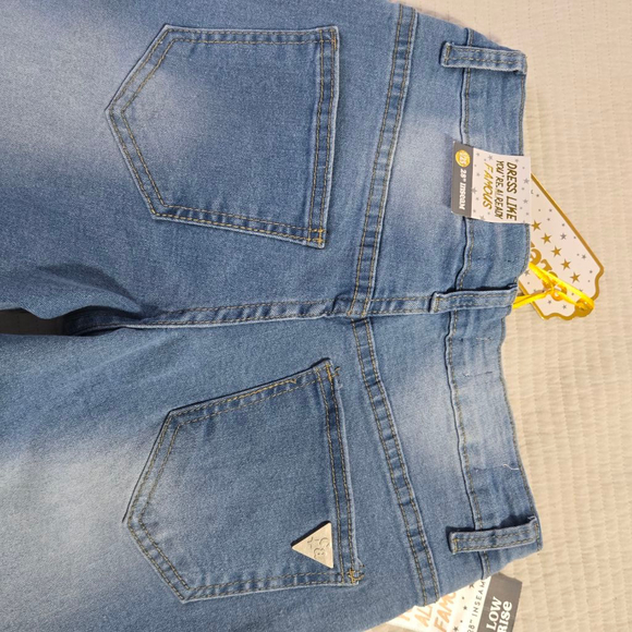 Women Celebrity Ace Jeans Size 1/25 Blue Denim 90's Straight - Picture 10 of 11